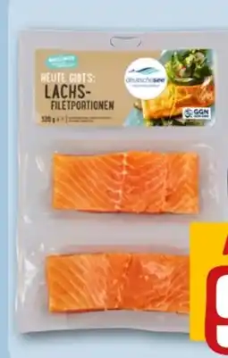 REWE Center Deutsche See Lachs-Filets tiefkühlt Angebot