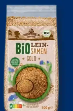 Lidl Crownfield Bio Leinsamen Geschrotet Angebot