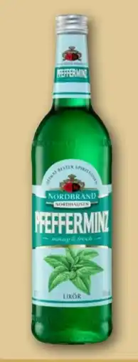 REWE Center Nordbrand Nordhausen Pfefferminzlikör Angebot