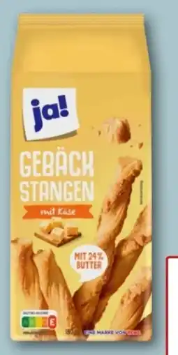 REWE Center ja! Käse Gebäckstangen Angebot