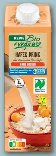REWE Center Rewe Bio Vegan Haferdrink Angebot