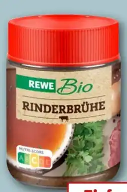 REWE Rewe Bio Rinderbrühe Angebot