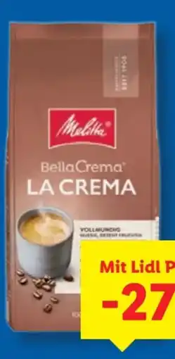 Lidl Melitta BellaCrema Angebot