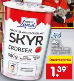 Netto Marken-Discount Gutes Land Skyr Joghurt Angebot