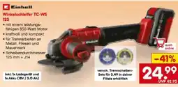 Netto Marken-Discount Einhell Winkelschleifer TC-WS 125 Angebot