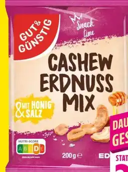 Edeka Gut & Günstig Cashew Erdnuss Mix Angebot