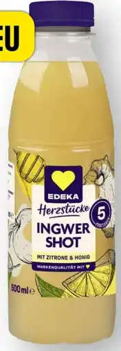 Edeka Edeka Herzstücke Ingwer Shot Zitrone & Honig Angebot