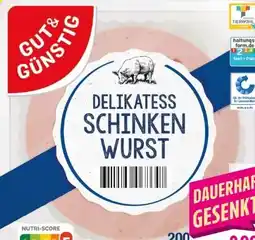 Edeka Gut & Günstig Schinkenwurst Angebot