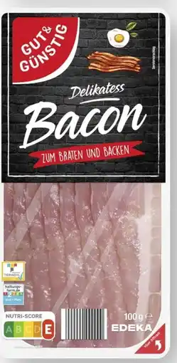 Edeka Gut & Günstig Bacon Angebot
