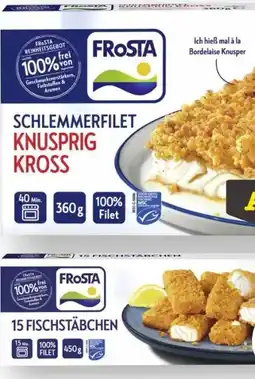 Scheck-in-Center Frosta Fischstäbchen Angebot
