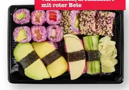 Scheck-in-Center Veganes Sushi in Pink Angebot