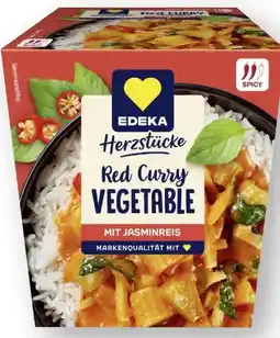 Scheck-in-Center Edeka Herzstücke Red Curry Vegetable mit Jasmin Reis Angebot