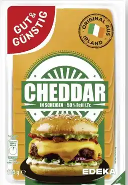 Scheck-in-Center Gut & Günstig Cheddar in Scheiben Angebot