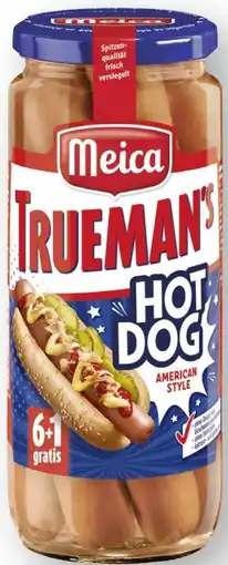 Scheck-in-Center Meica Trueman’s American Style Hot Dog Angebot