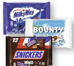 Scheck-in-Center Snickers Riegel Minis Angebot