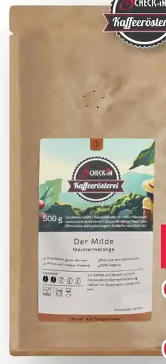 Scheck-in-Center Scheck-in Kaffeerösterei Der Milde Angebot