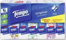 Scheck-in-Center Tempo Taschentücher Original Angebot