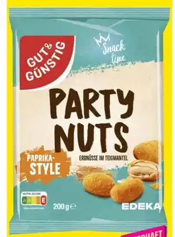 Scheck-in-Center Gut & Günstig Party Nuts Angebot