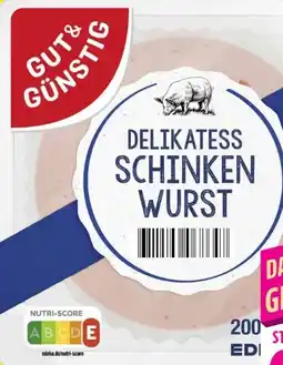 Scheck-in-Center Gut & Günstig Schinkenwurst Angebot