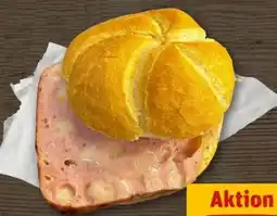 REWE Center Käsefleischkäse im Brötchen Angebot