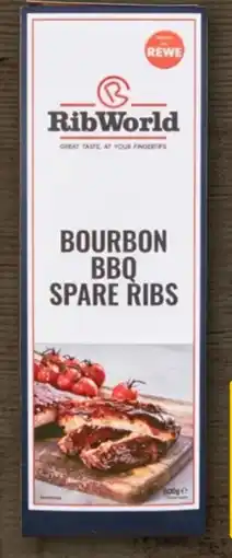 REWE Rib World Bourbon BBQ Spare Ribs Angebot
