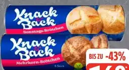 Edeka Knack & Back Aufbackbrötchen Angebot