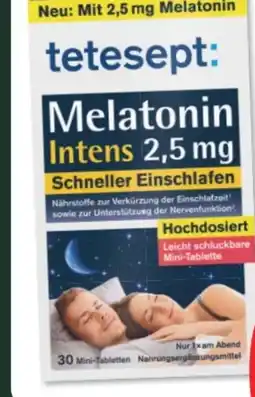 Budni Tetesept Melatonin Intens Angebot
