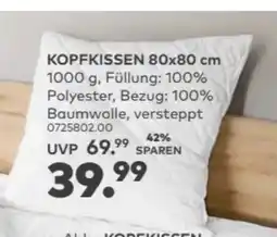 porta Künsemüller Kopfkissen Easy Dream Angebot