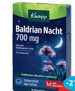 Budni Kneipp Baldrian Nacht Tabletten Angebot