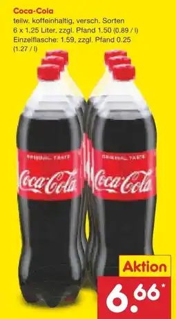Netto Marken-Discount Coca-Cola Limonade Angebot