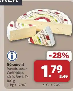 Combi Géramont französischer weichkäse Angebot