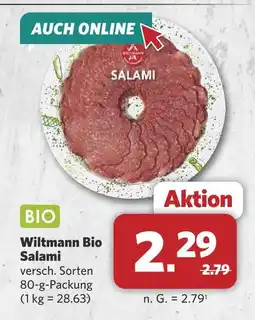 Combi Wiltmann bio salami Angebot