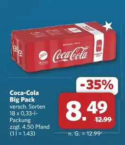 Combi Coca-cola big pack Angebot