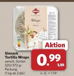 Combi Sinnack tortilla wraps Angebot