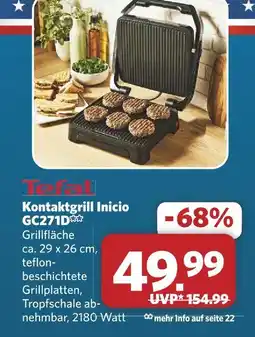 Combi Tefal kontaktgrill inicio gc271d Angebot