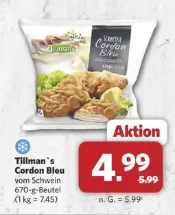 Combi Tillman`s cordon bleu vom schwein Angebot