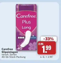 Combi Carefree slipeinlagen Angebot
