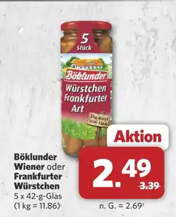 Combi Böklunder wiener würstchen Angebot