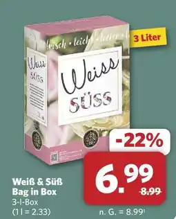 Combi Weiß & süß bag in box Angebot