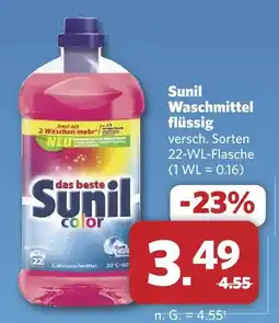 Combi Sunil waschmittel flüssig Angebot