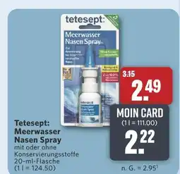 Combi Tetesept meerwasser nasen spray Angebot