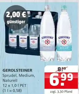 Getränke Quelle Gerolsteiner sprudel, medium, naturell Angebot