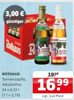 Getränke Quelle Rothaus tannenzäpfle, alkoholfrei Angebot