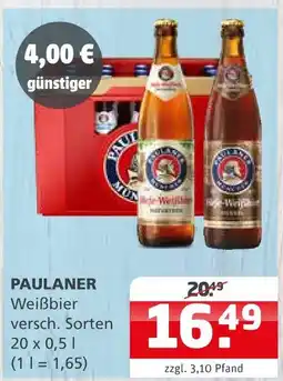 Getränke Quelle Paulaner weißbier Angebot