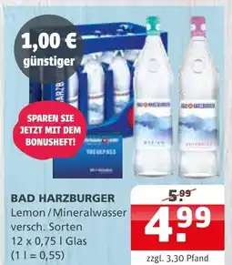 Getränke Quelle Bad harzburger lemon / mineralwasser Angebot