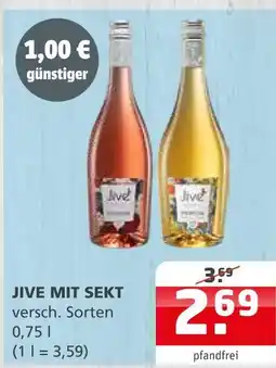 Getränke Quelle Jive mit sekt Angebot