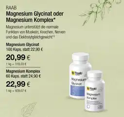 Vitalia Raab magnesium glycinat Angebot