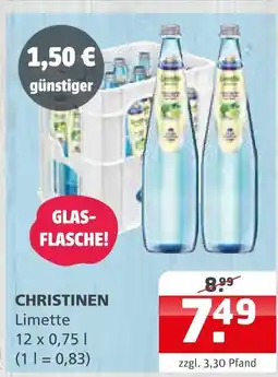 Getränke Quelle Christinen limette Angebot
