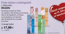 Vitalia L‘erbolario minidüfte Angebot