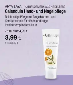 Vitalia Arya laya calendula hand- und nagelpflege Angebot